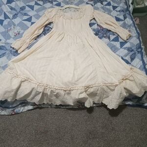 Lacemade Elpis Laceup Long Sleeve Dress